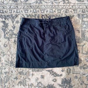 Ann Taylor Loft black cargo skirt